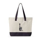 Statue of Liberty Canvas Tote — Zippered Eco Travel Bag