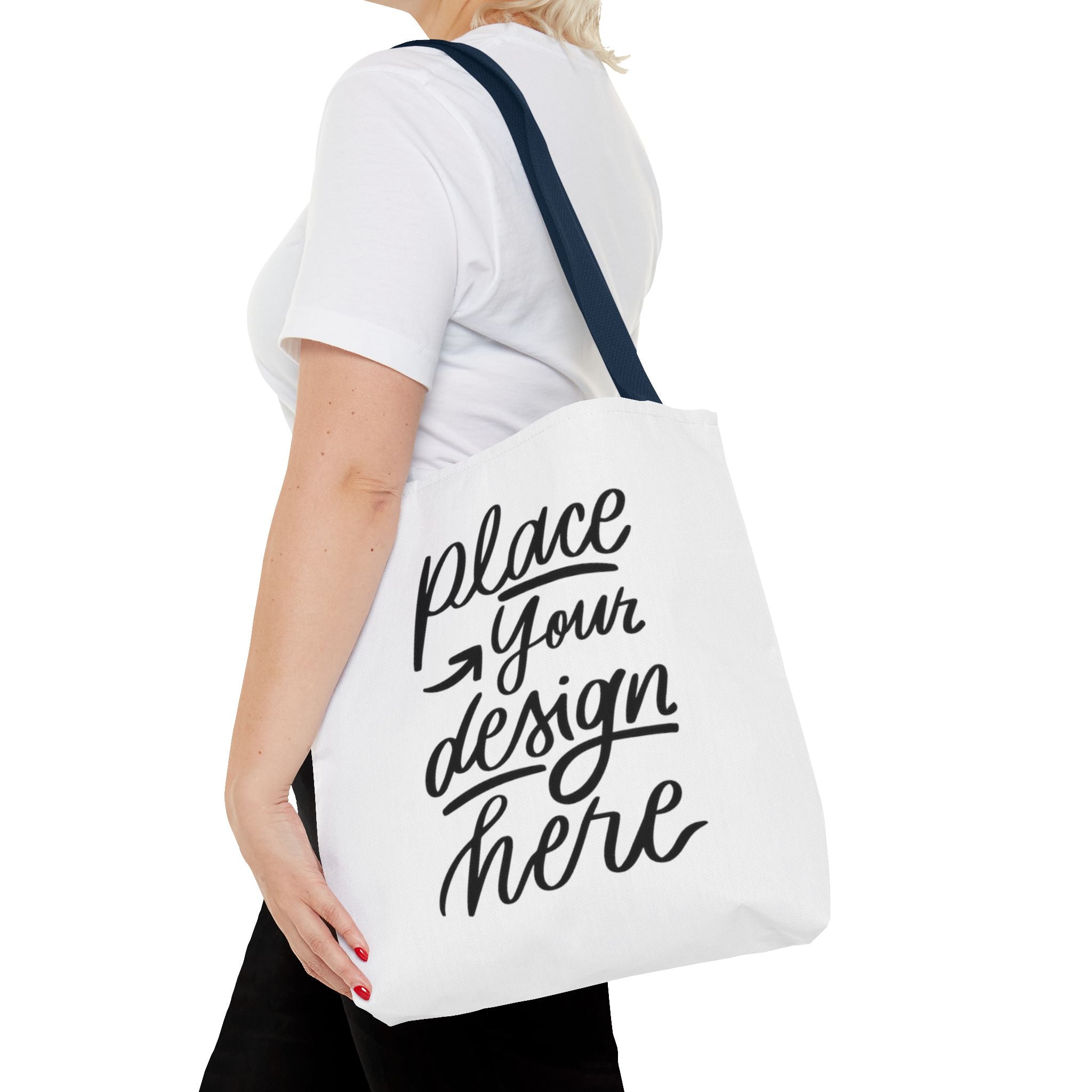 Custom Printed Tote Bag — Personalized All-Over-Print Canvas Shopper