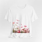 Floral Meadow Tee – Pink Wildflower Field Graphic T-Shirt