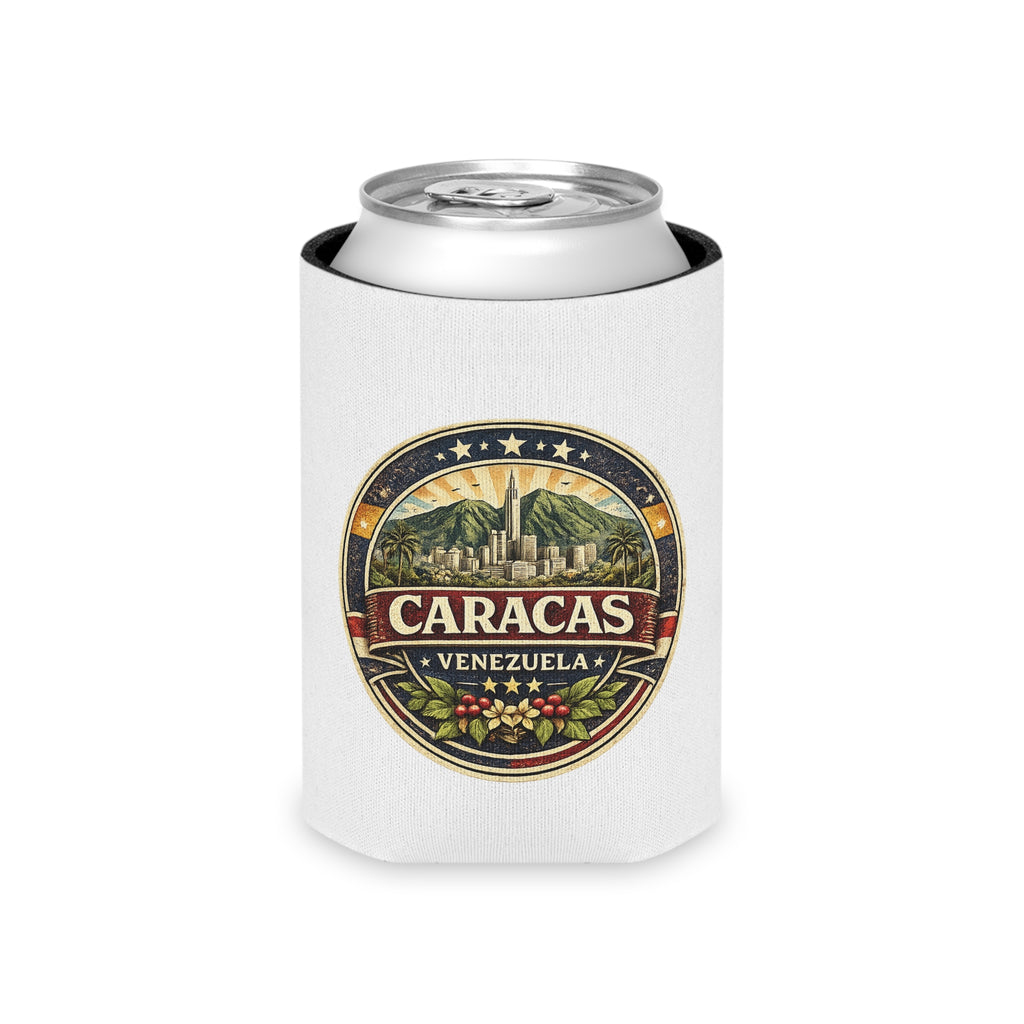 Caracas Venezuela Vintage Seal Can Cooler