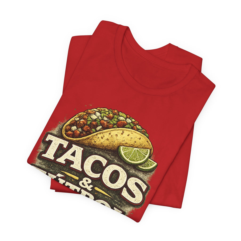 T-Shirt — Tacos & Fútbol Graphic Tee — Soccer Fan Mexican Food Mashup