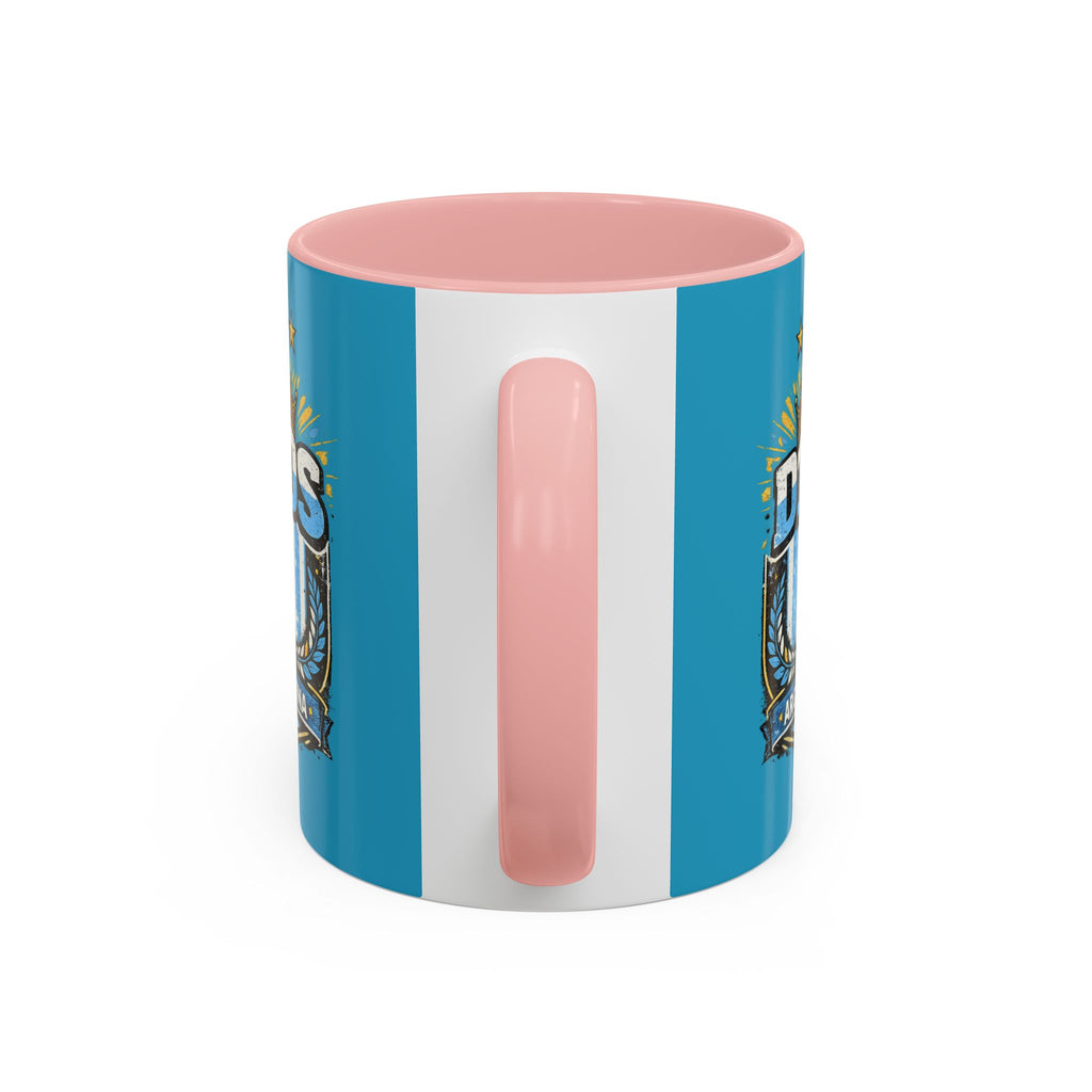 Coffee Mug — Bright Blue Accent Ceramic Mug (11/15oz)