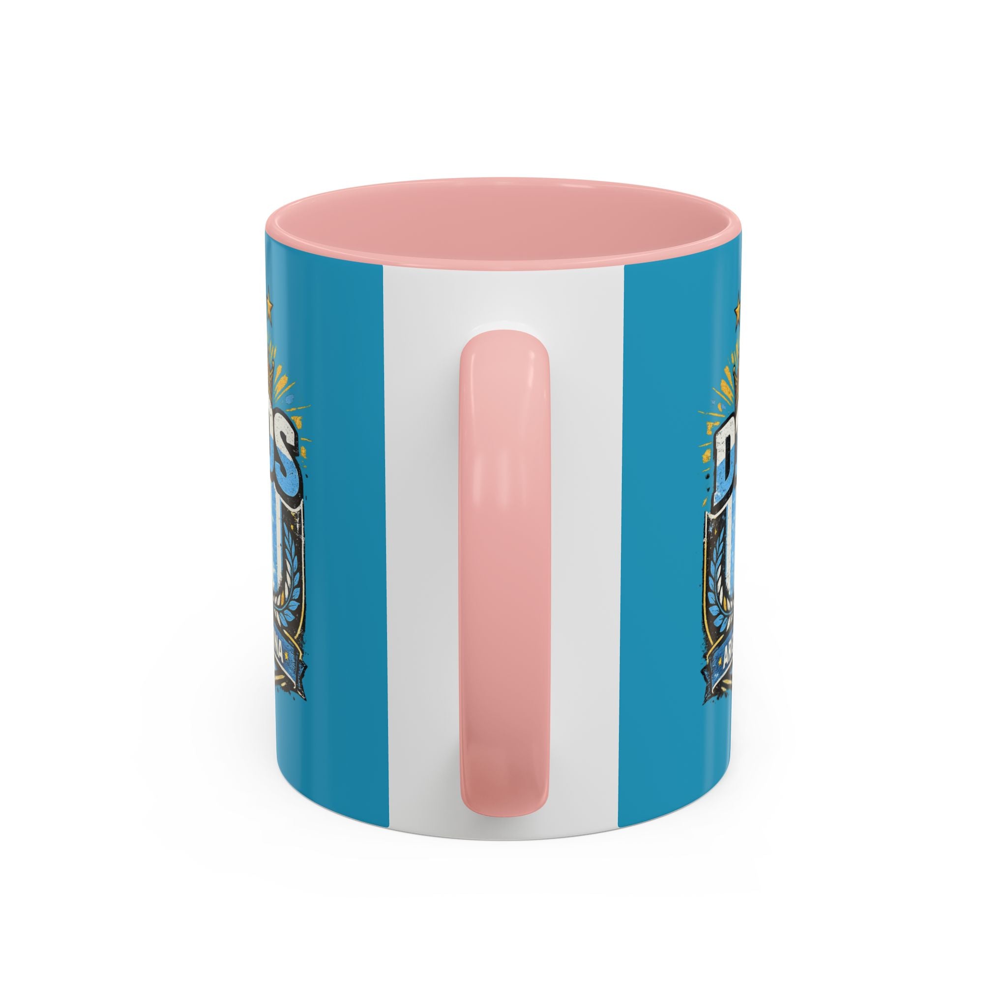 Coffee Mug — Bright Blue Accent Ceramic Mug (11/15oz)