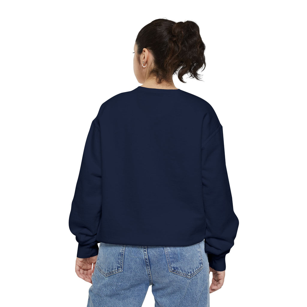 Floral Meadow Sweatshirt — Pink Cosmos Garden Crewneck