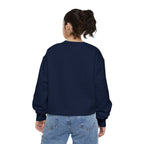 Floral Meadow Sweatshirt — Pink Cosmos Garden Crewneck