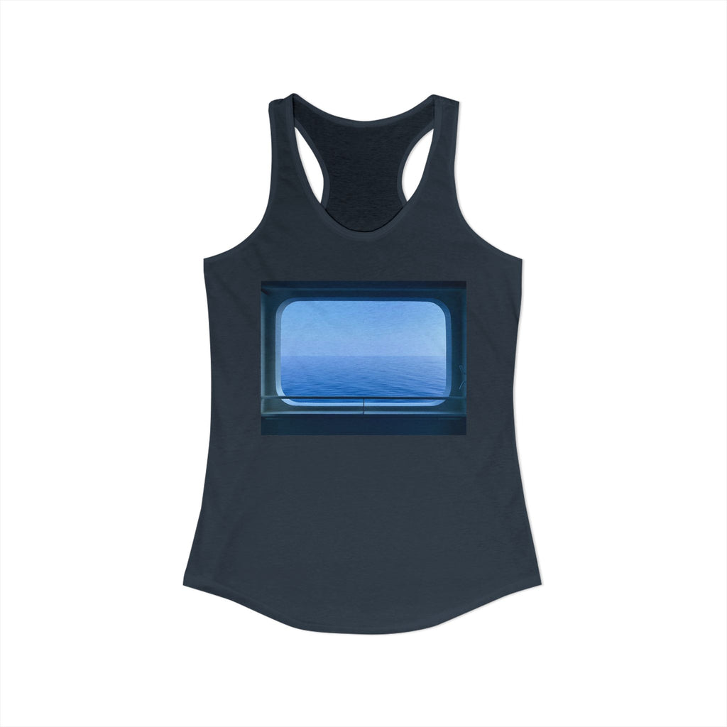 Women's Ideal Racerback Tank - Summer Ocean View