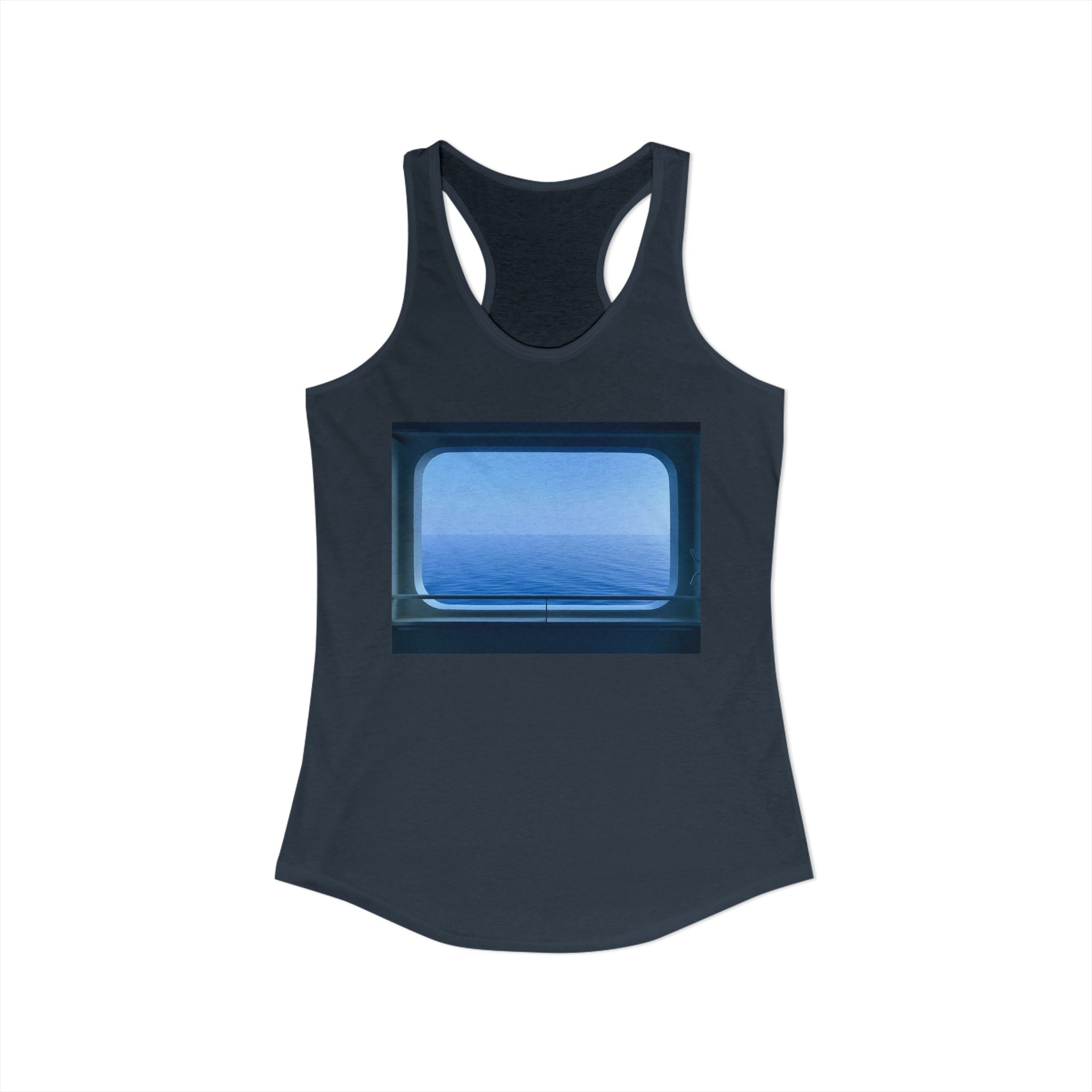 Women's Ideal Racerback Tank - Summer Ocean View
