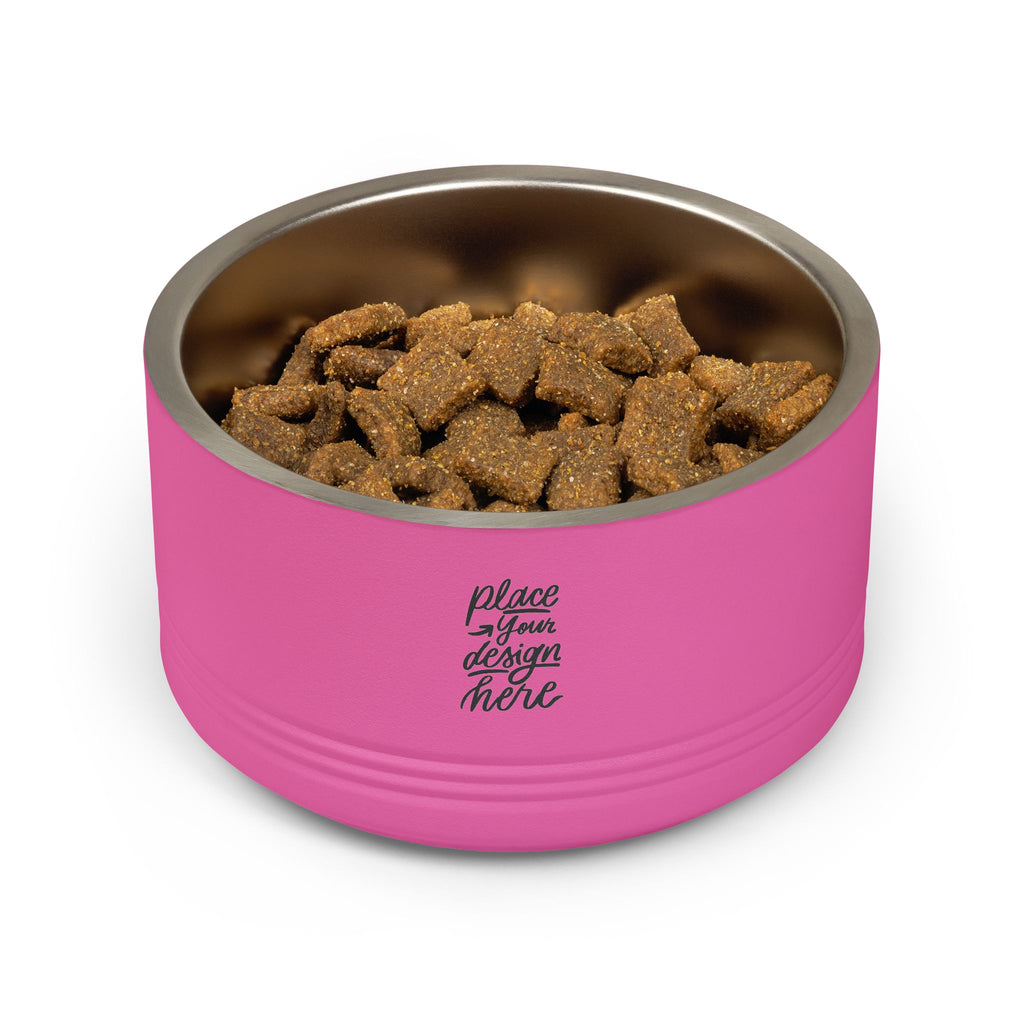 Personalized Pet Bowl – Custom Name 18oz Stainless Steel Dog & Cat Feeding Bowl