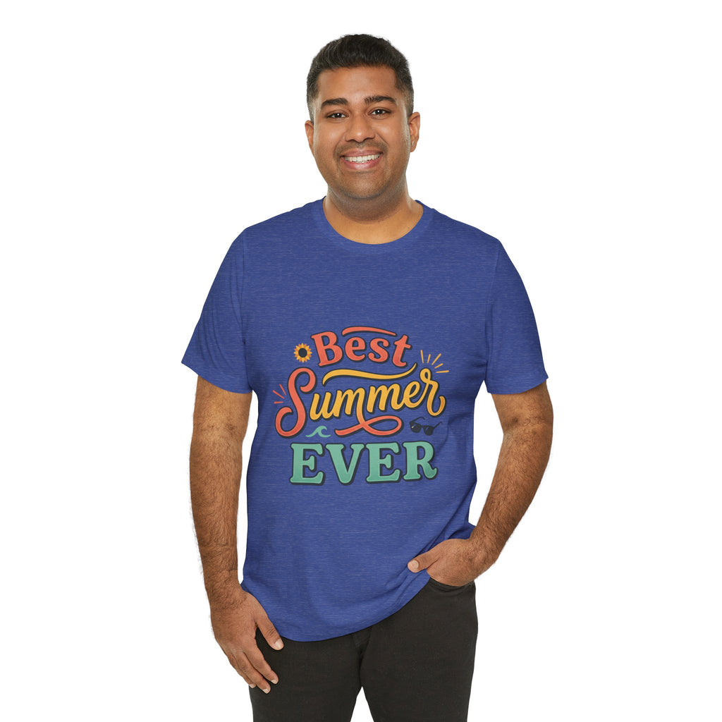 Best Summer Ever T-Shirt — Retro Colorful Vacation Tee