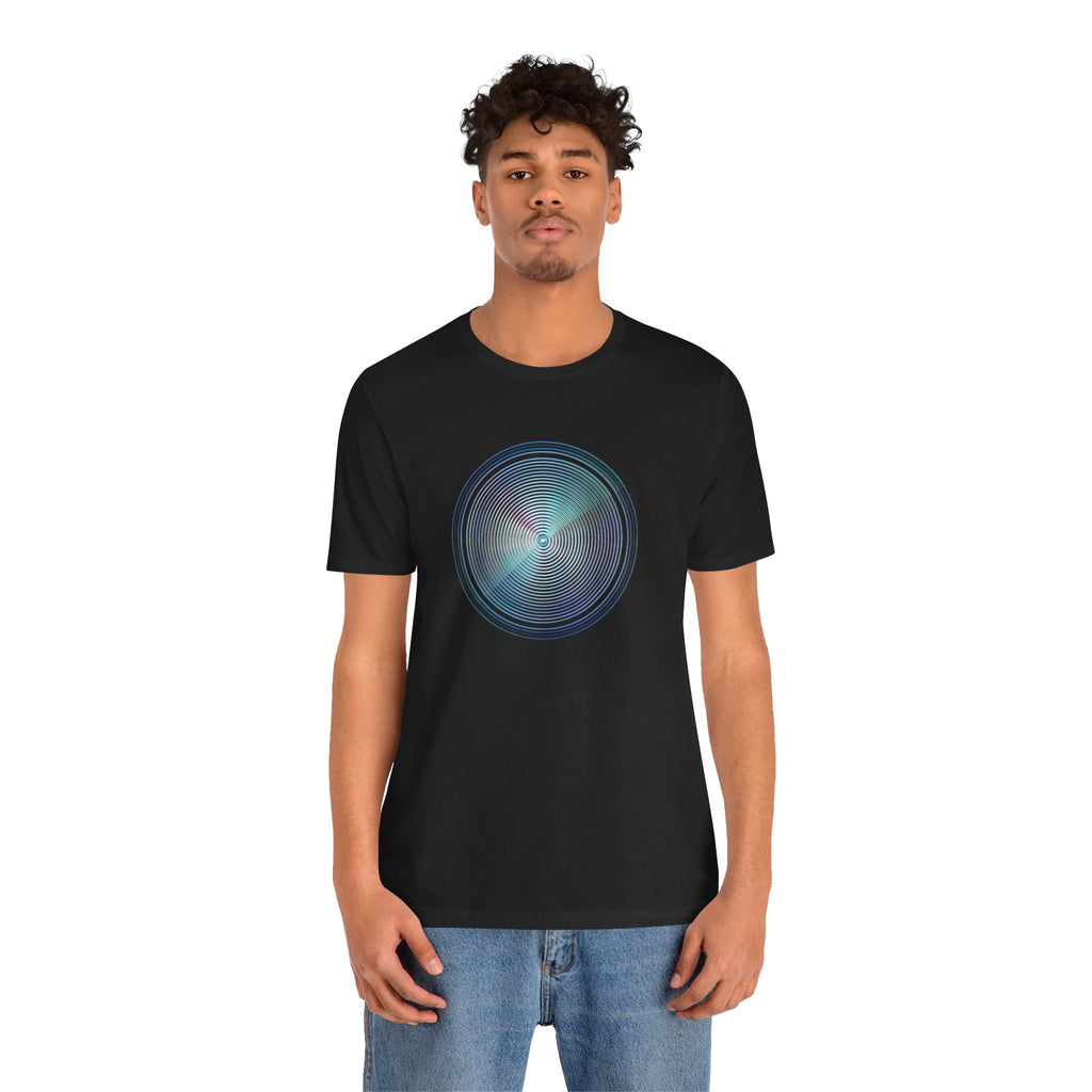 Hypnotic Holo Spiral T‑Shirt