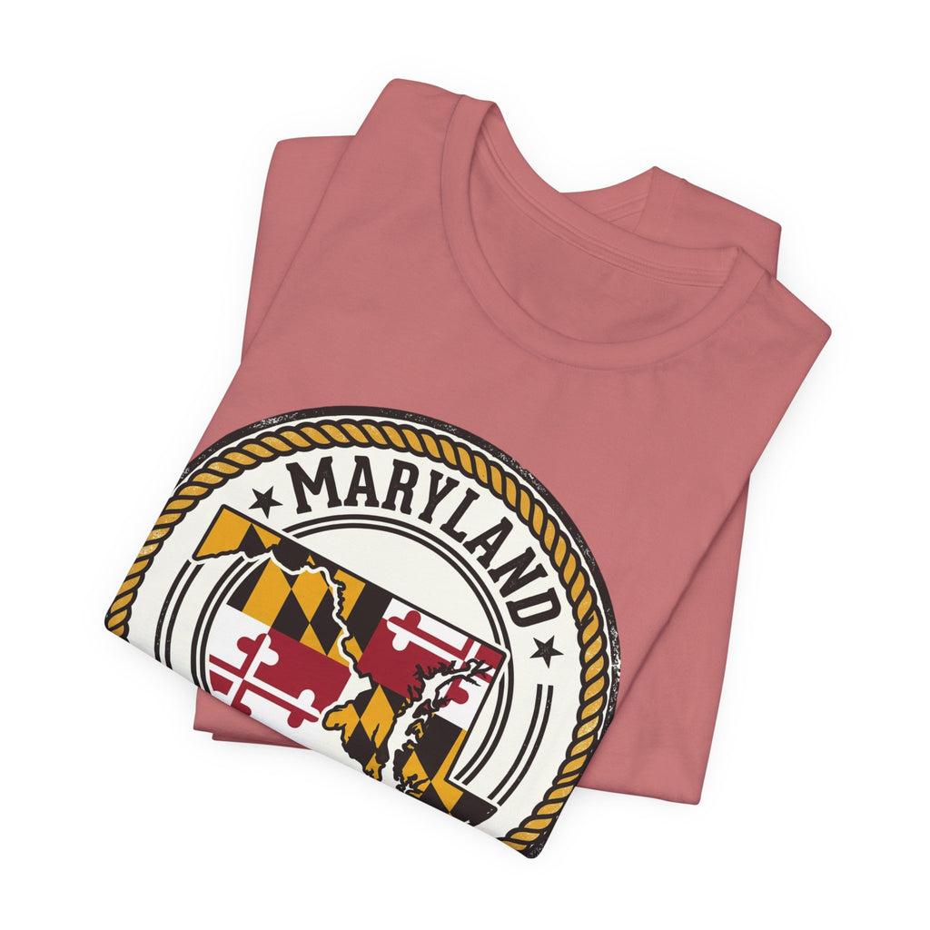 Maryland State Seal T-Shirt – The Free State Flag Emblem Tee