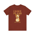 "I Have Plans (With My Dog)" – Pitbull Lover Tee