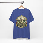 Mexico Soccer T‑Shirt — "Hecho en México, Criado con Fútbol" Vintage Football Tee