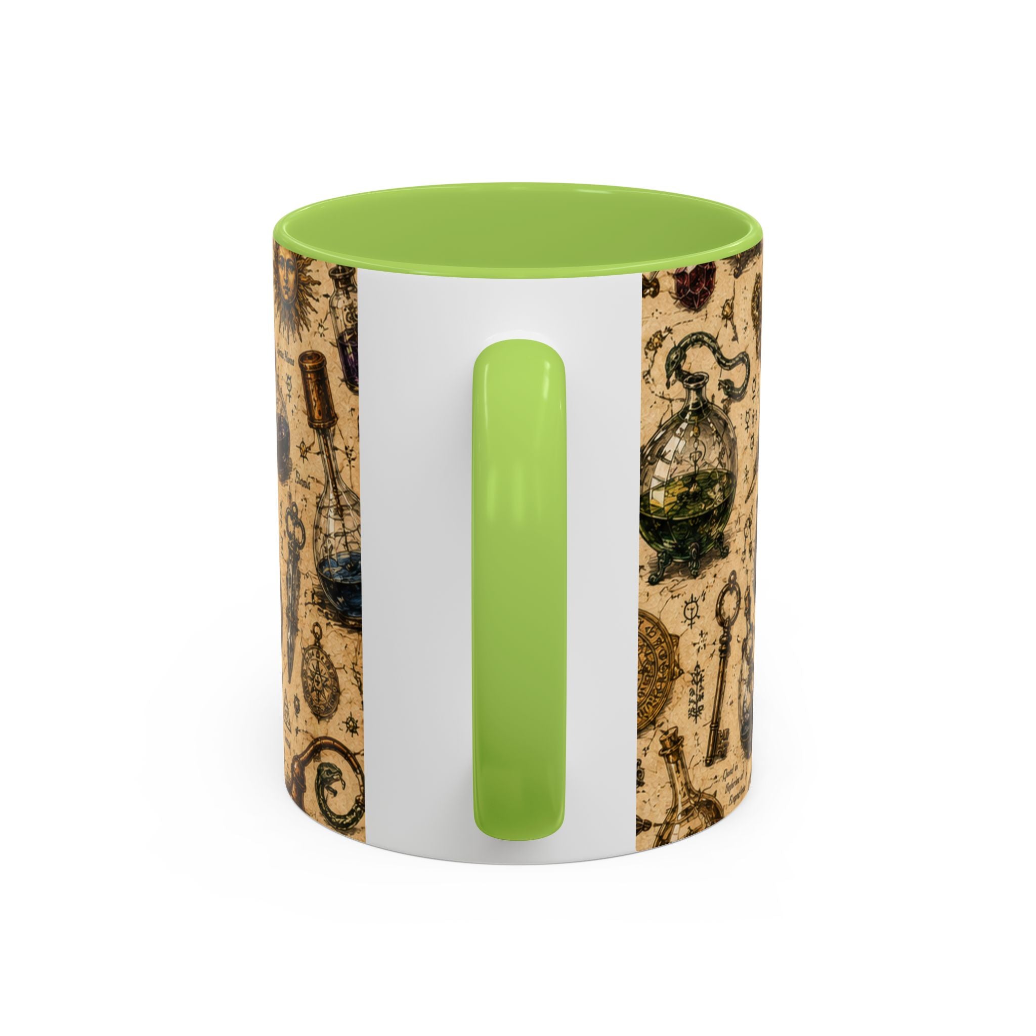 The Alchemist's Cabinet Coffee Mug — Vintage Apothecary Accent Mug (11/15 oz)