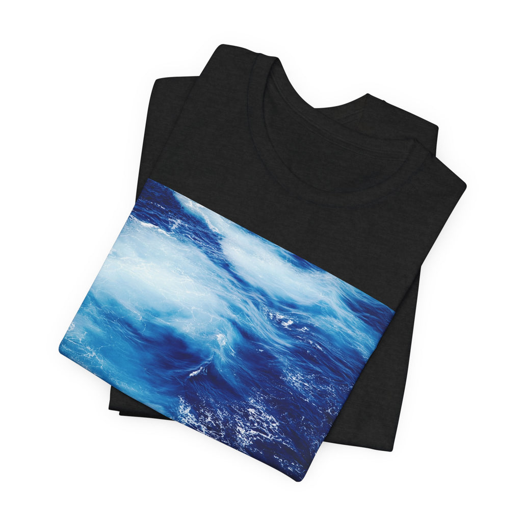 Ocean Waves  Tee — Blue Water Photography T-Shirt