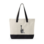 Statue of Liberty Canvas Tote — Zippered Eco Travel Bag
