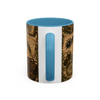 Vintage Natural History Coffee Mug — Botanical & Fossil Illustration Accent Mug