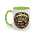Caracas Venezuela Vintage Travel Accent Coffee Mug