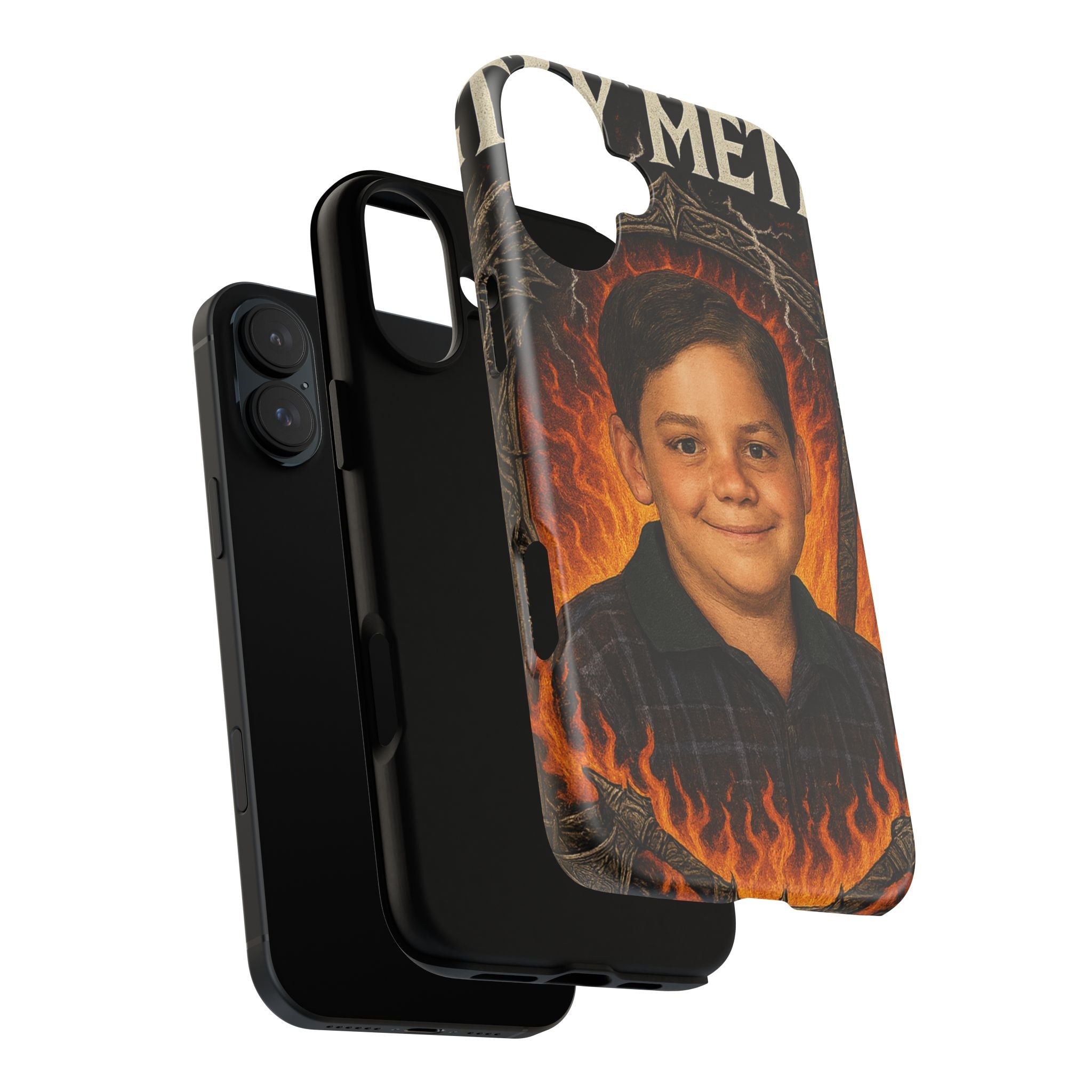 Metalhead Phone Case, Tough Cases for Music Lovers, Personalize with Unique Art, Gift for Metal Fans, Rock Lover's Accessory