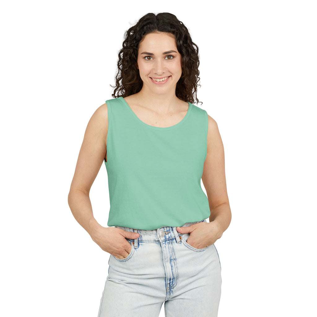 Summer Vibes Unisex Tank Top - Retro Sun Graphic