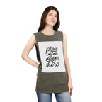 Custom Stonewash Muscle Tank — Vintage Wash Sleeveless Top