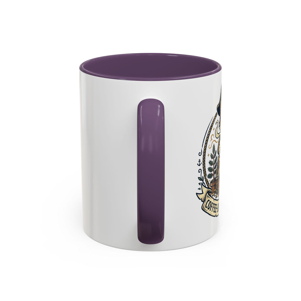 Vintage Sailor Anchor Coffee Mug — Nautical Tattoo Accent Mug (11/15oz)
