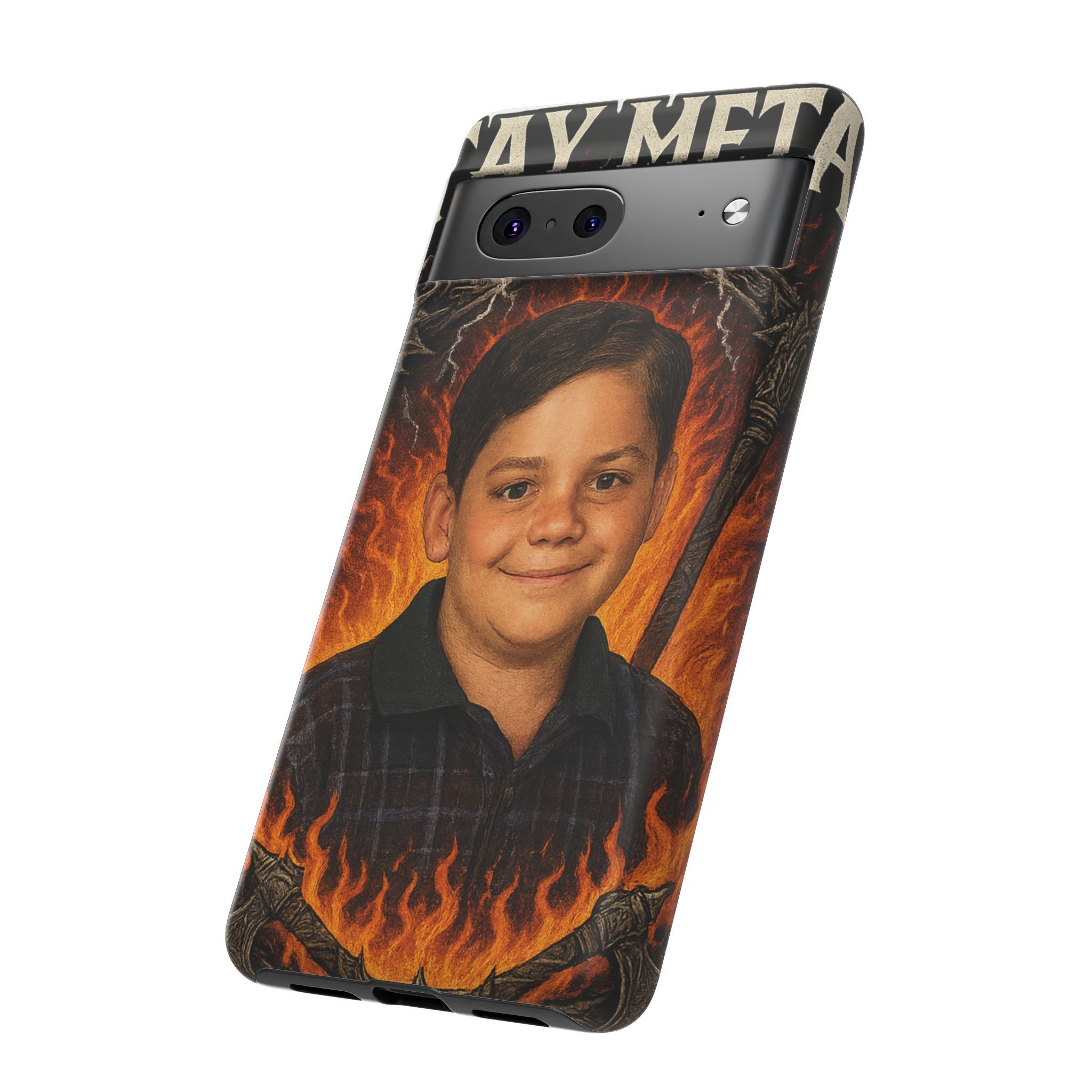 Metalhead Phone Case, Tough Cases for Music Lovers, Personalize with Unique Art, Gift for Metal Fans, Rock Lover's Accessory