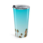 Palm Tree Sky 20oz Tumbler – Coastal Beach Vibes Stainless Travel Cup