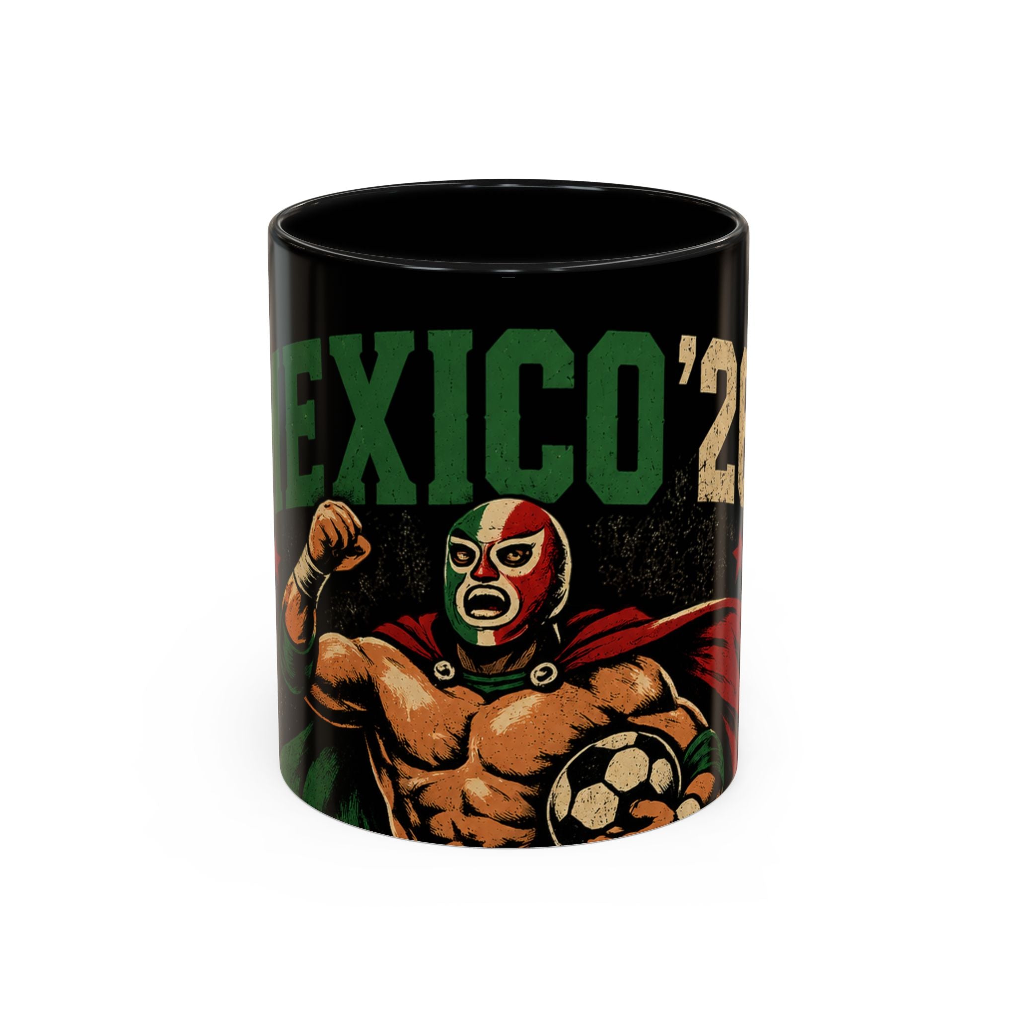 Mexico ’26 Luchador Soccer Coffee Mug