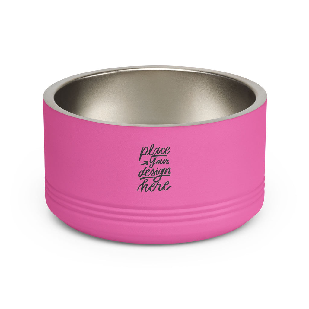 Personalized Pet Bowl – Custom Name 18oz Stainless Steel Dog & Cat Feeding Bowl