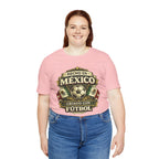 Mexico Soccer T‑Shirt — "Hecho en México, Criado con Fútbol" Vintage Football Tee