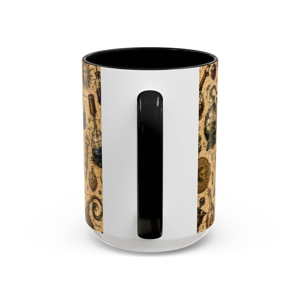 The Alchemist's Cabinet Coffee Mug — Vintage Apothecary Accent Mug (11/15 oz)