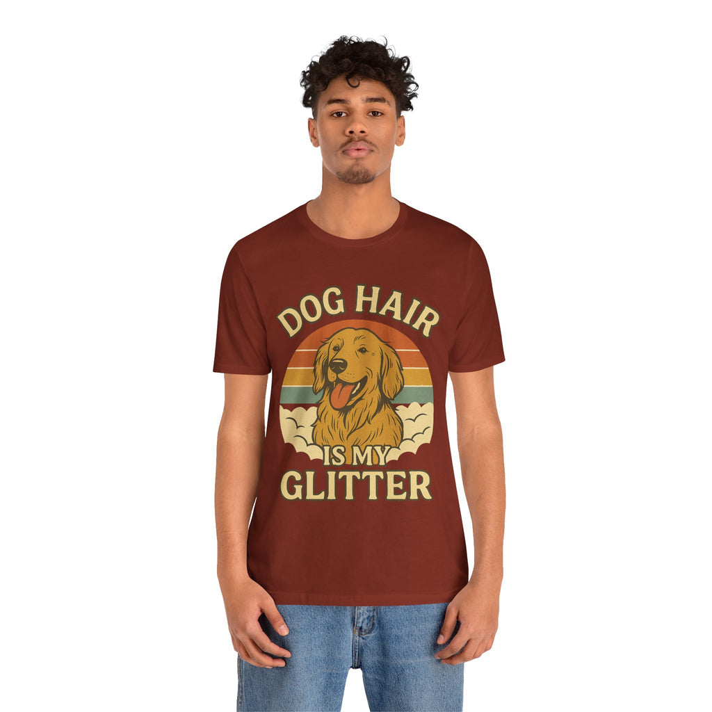 "Dog Hair Is My Glitter" – Golden Shedding Tee