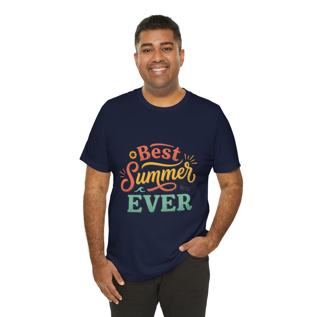 Best Summer Ever T-Shirt — Retro Colorful Vacation Tee