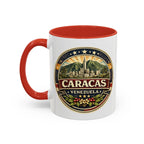 Caracas Venezuela Vintage Travel Accent Coffee Mug