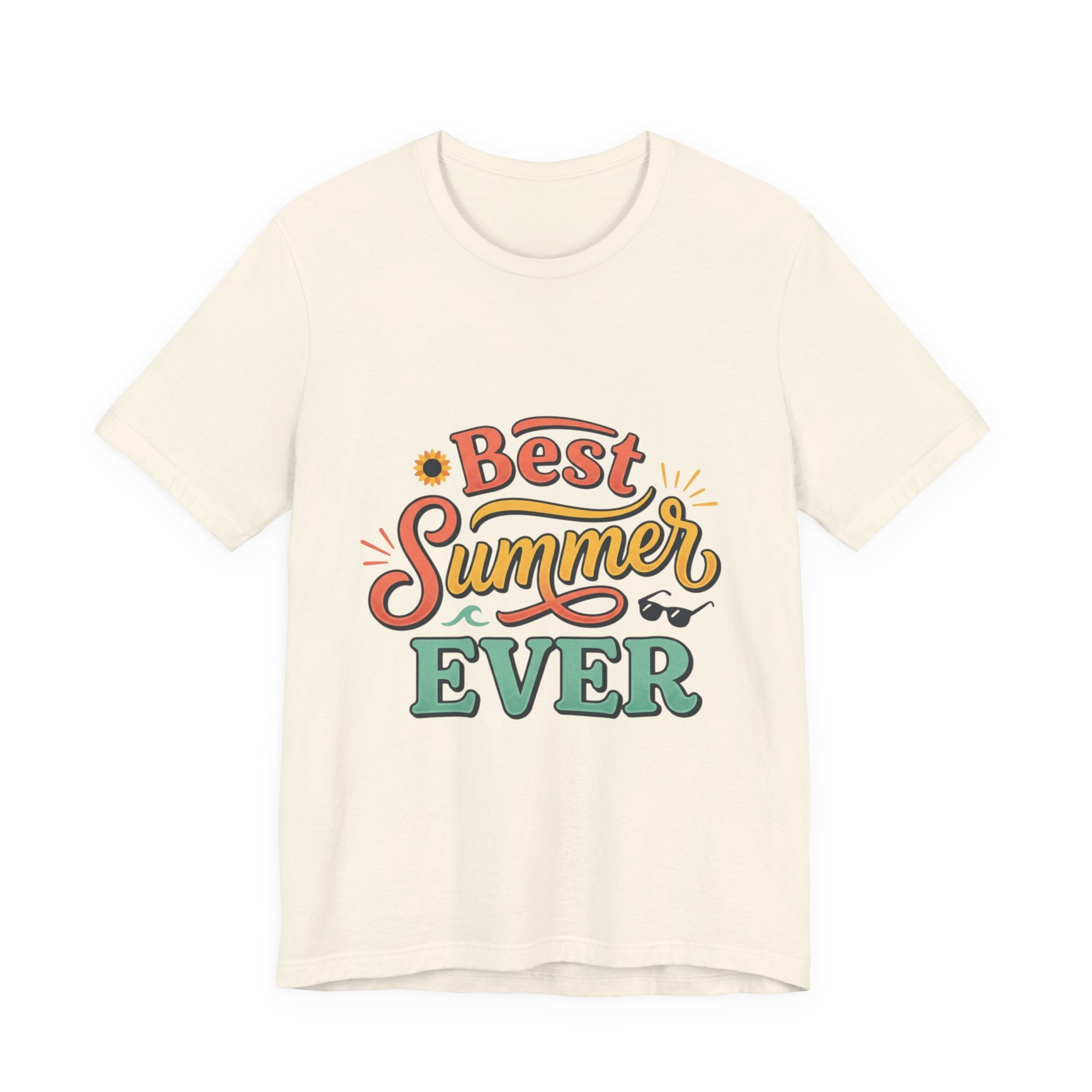 Best Summer Ever T-Shirt — Retro Colorful Vacation Tee