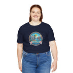 Miami Beach Vintage Logo Tee — Miami Skyline Sunset T‑Shirt