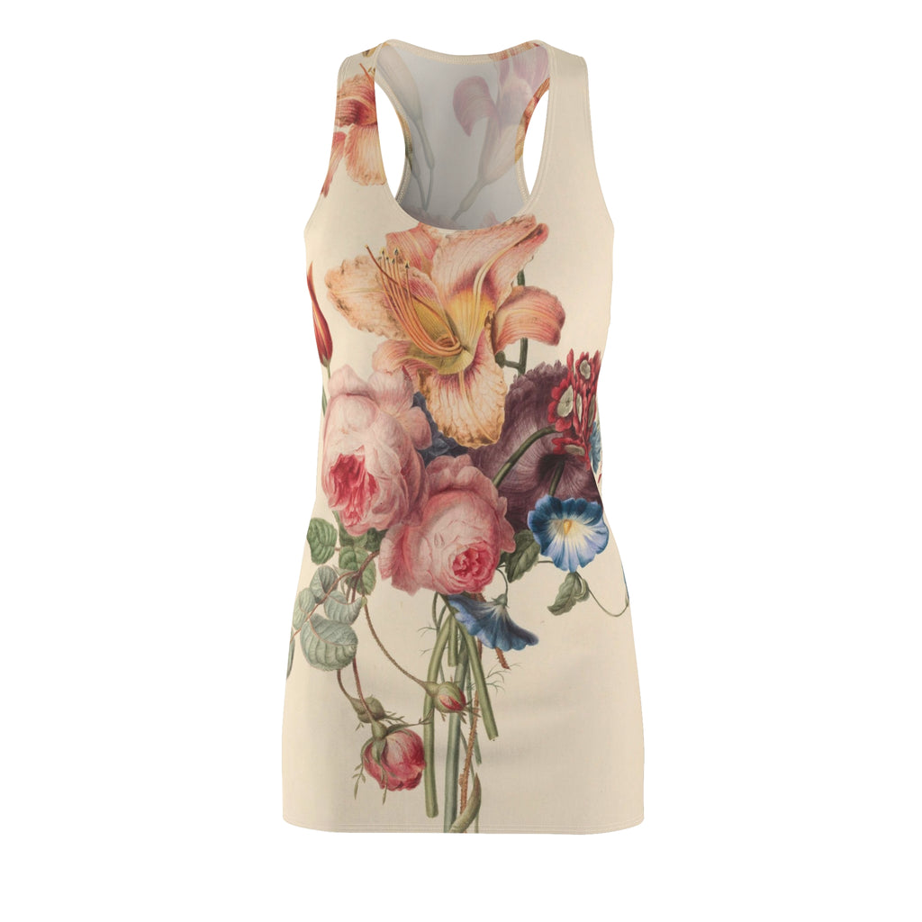 Floral Vintage Bouquet Racerback Dress