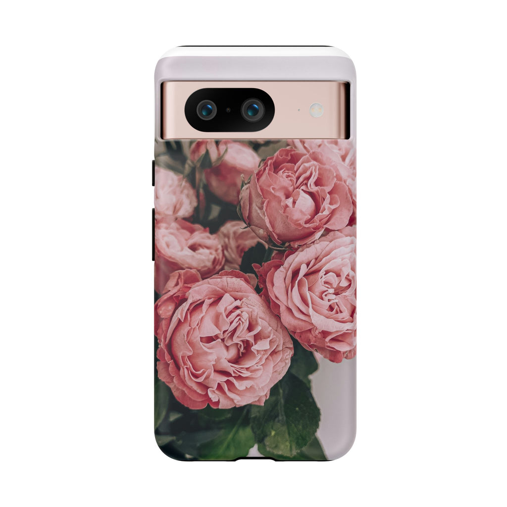 Tough Case — Pink Peonies Floral Phone Case