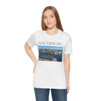 Baltimore Skyline Photo Tee — Inner Harbor Cityscape T-Shirt