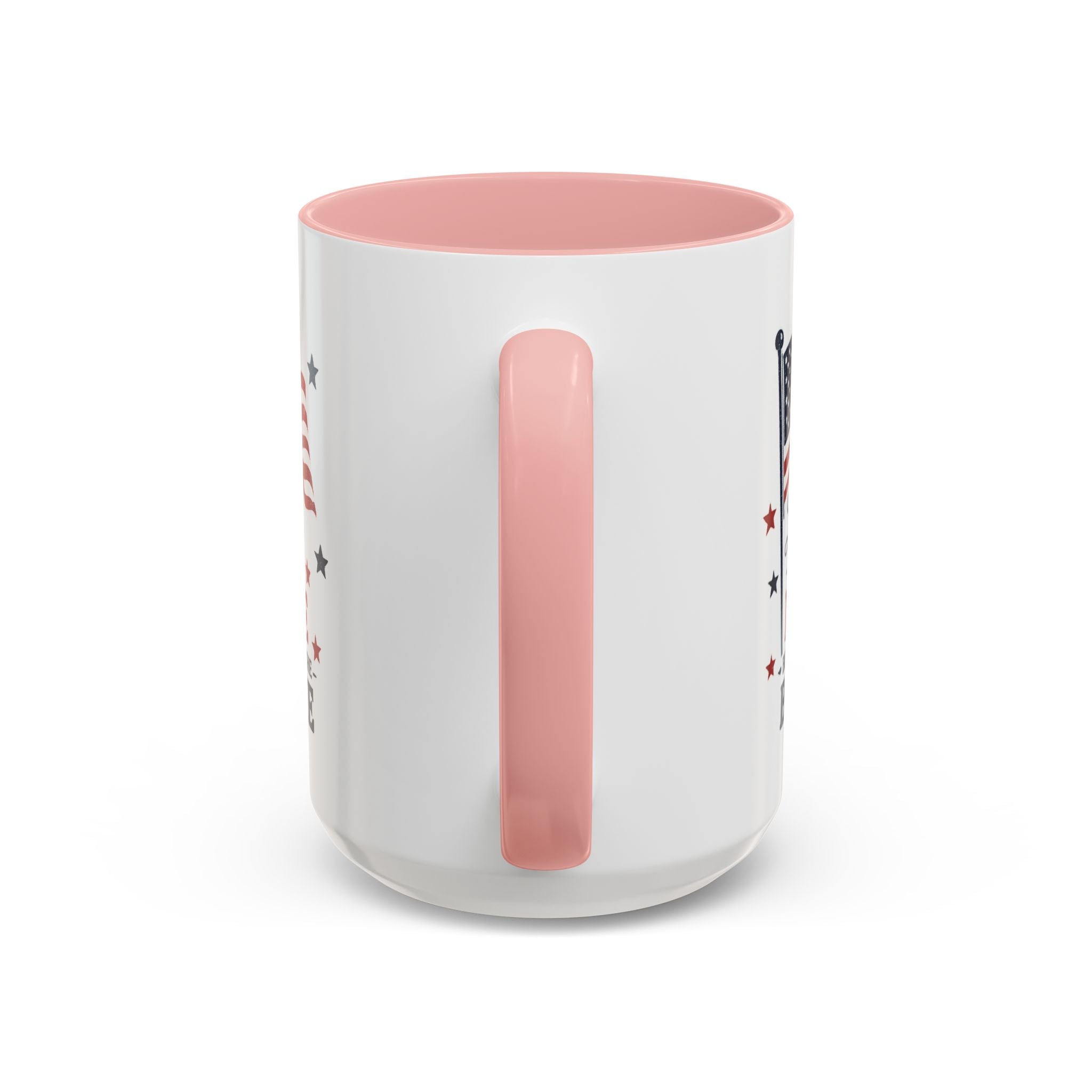 Patriotic Coffee Mug — "Land of the Free Because of the Brave" Accent Mug