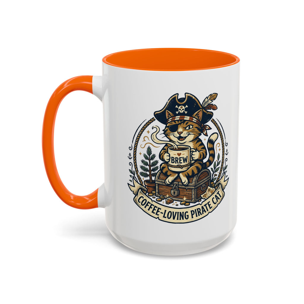 Vintage Sailor Anchor Coffee Mug — Nautical Tattoo Accent Mug (11/15oz)
