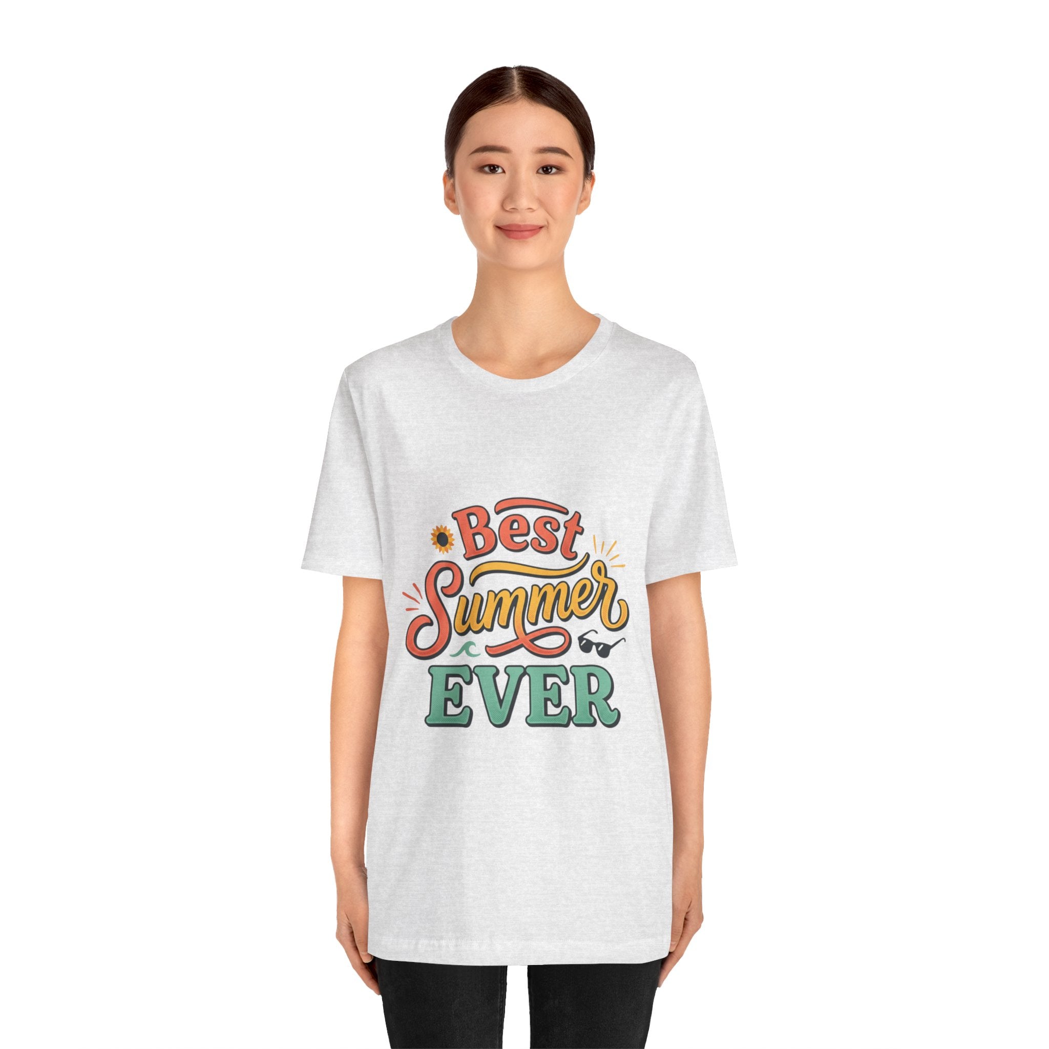 Best Summer Ever T-Shirt — Retro Colorful Vacation Tee