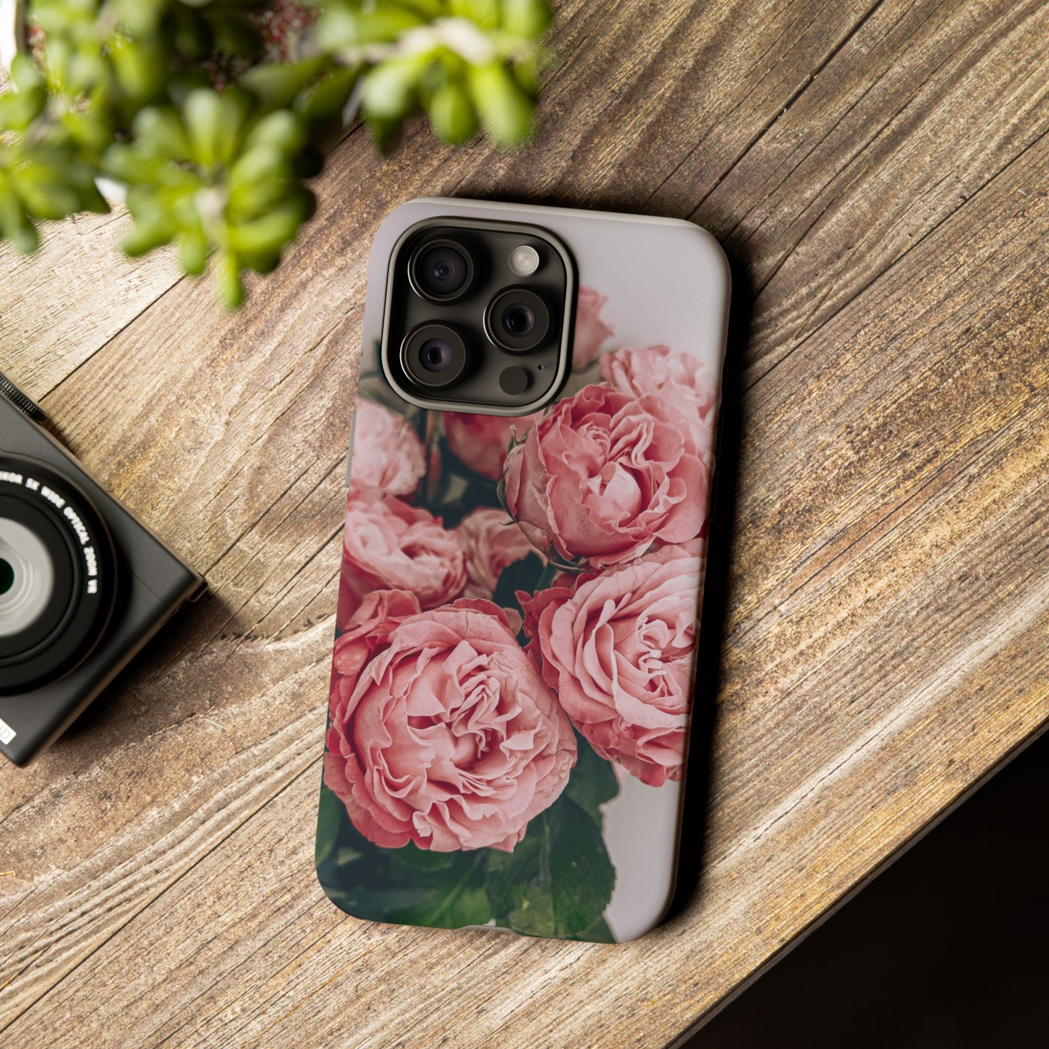 Tough Case — Pink Peonies Floral Phone Case
