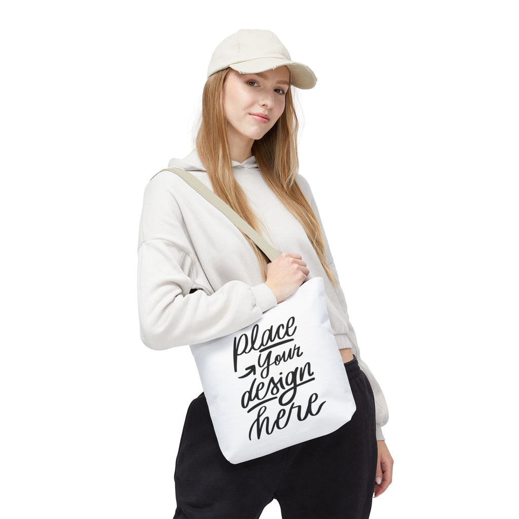 Custom Printed Tote Bag — Personalized All-Over-Print Canvas Shopper