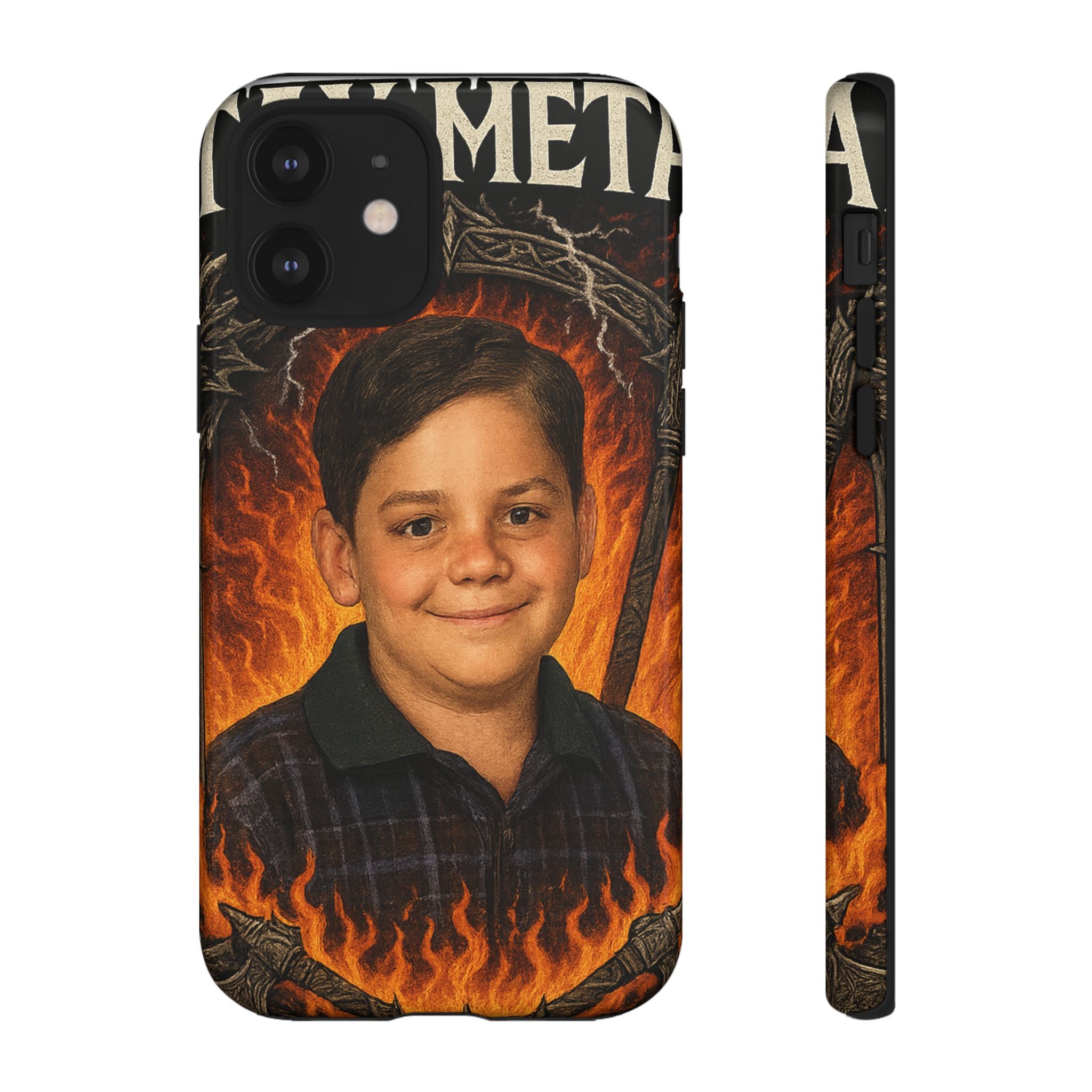 Metalhead Phone Case, Tough Cases for Music Lovers, Personalize with Unique Art, Gift for Metal Fans, Rock Lover's Accessory