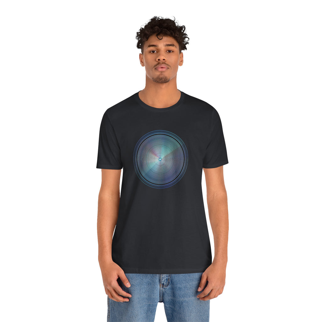 Hypnotic Holo Spiral T‑Shirt
