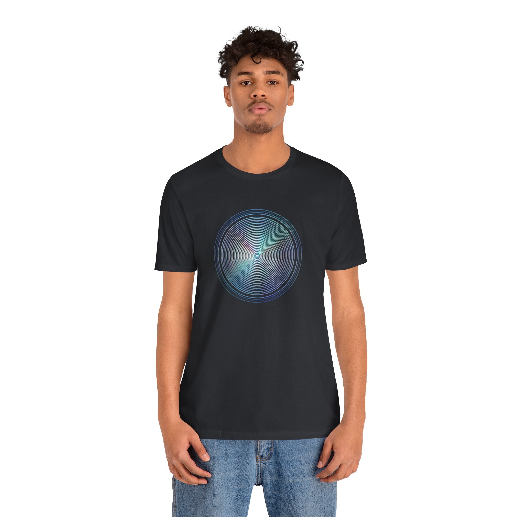 Hypnotic Holo Spiral T‑Shirt