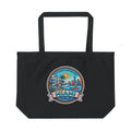 Miami Scenic Tote Bag — Vintage Beach City Graphic Eco Tote