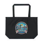 Miami Scenic Tote Bag — Vintage Beach City Graphic Eco Tote